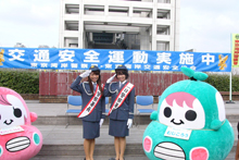一日警察署長と記念撮影 一日警察署長と記念撮影